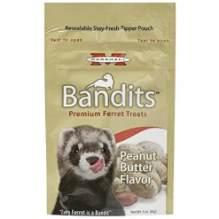 Marshall Bandits Premium Ferret Treat - Peanut Butter - 3 oz