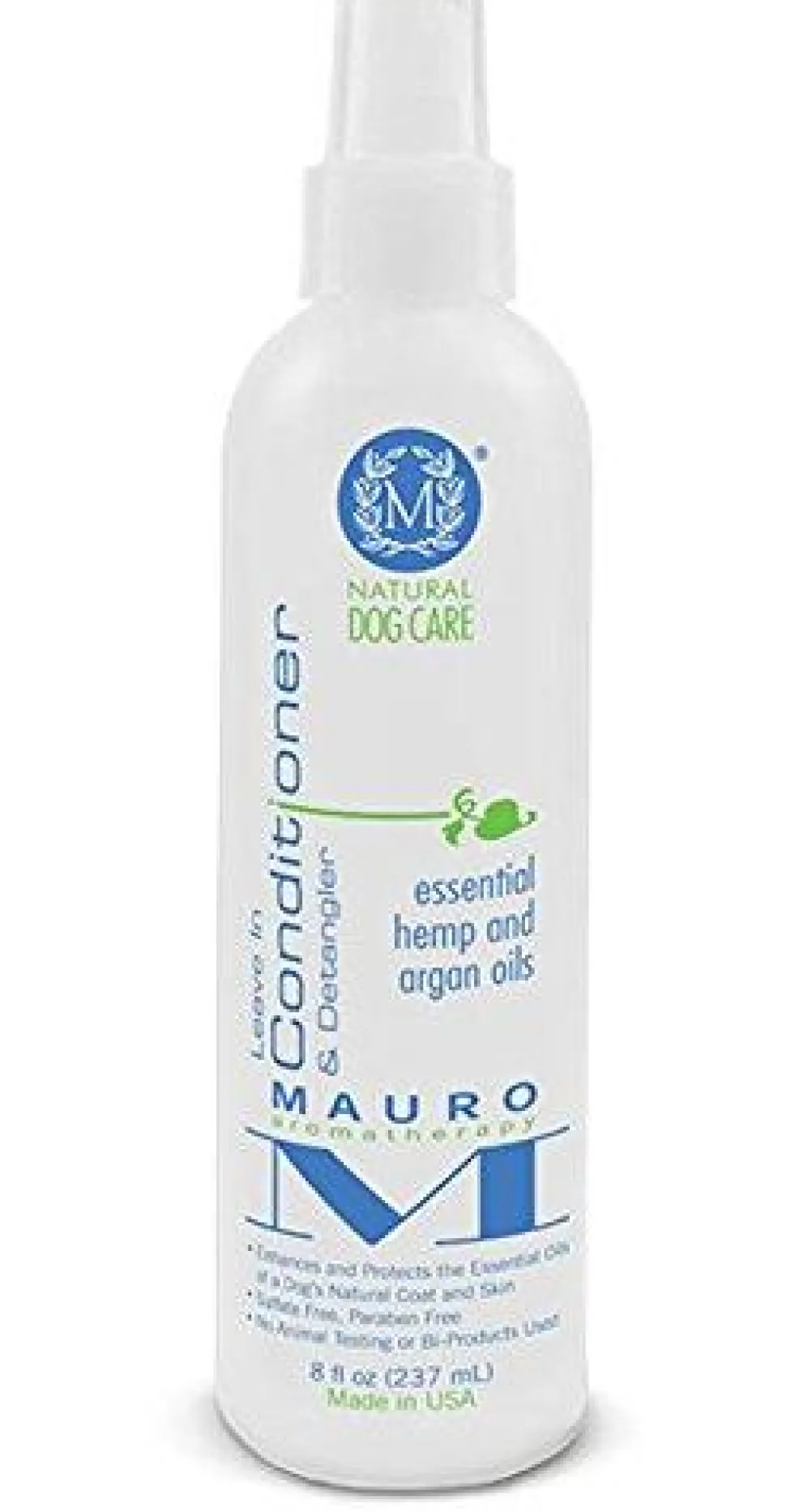 Mauro Leave In Cat and Dog Conditioner and Detangler - 8 oz Bottle