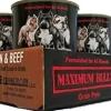 Maximum Bully Canned Dog Food - Chicken/Beef - 13.2 Oz - Case of 12