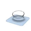 Mclovin's No-Spill Pet Bowl with Magnetic Mat - Blue
