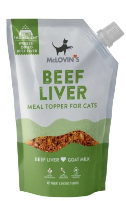 Mclovin's Pet Freeze-Dried Beef Dog Food Toppers - 7 Oz - Case of 12