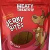 Meaty Treats Jerky Bites Soft and Chewy Dog Treats - Beef/Pepperoni - 25 Oz
