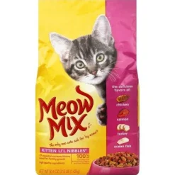 Meow Mix Kitten Li'l Nibbles Dry Cat Food