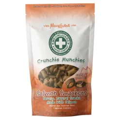 Meowijuana Catnip Crunchie Munchie Cats-Go-Wow Salmon Cat Treats - 3 Oz