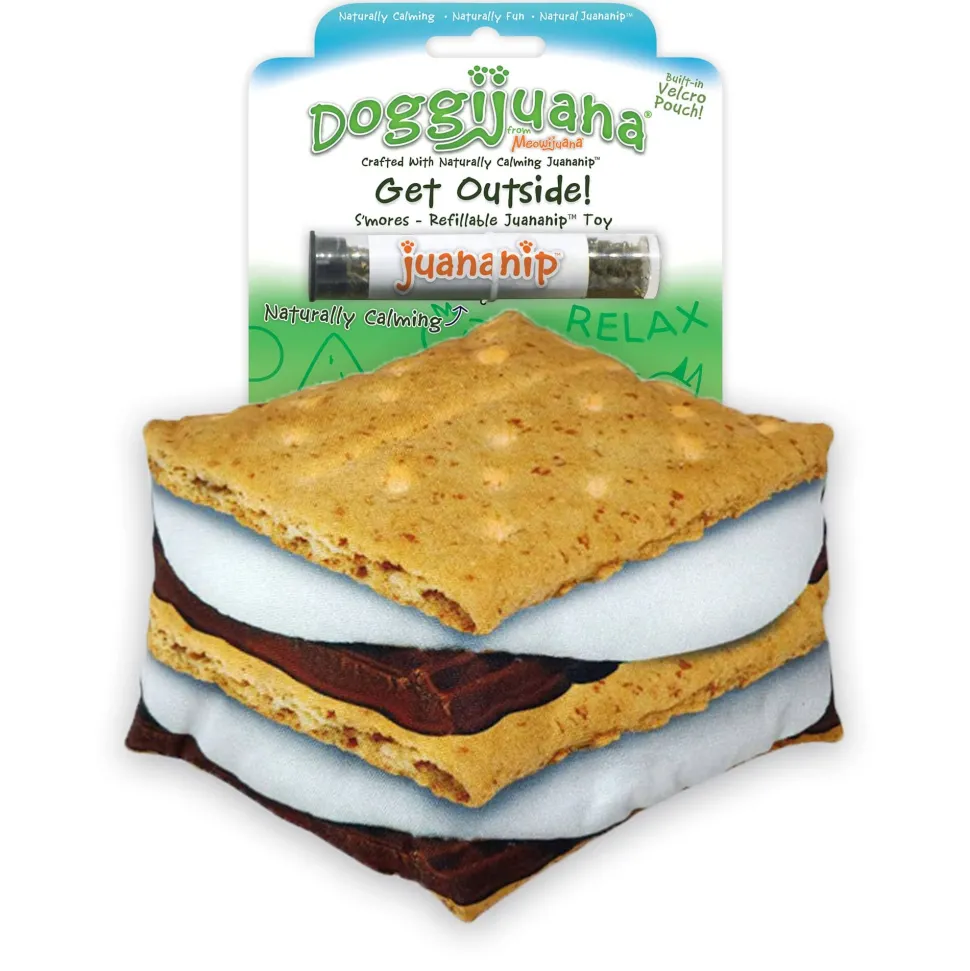 Meowijuana Doggijuana Get Outside Smores Juananip Dog Toy