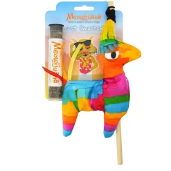Meowijuana Get Smashed Llama Pinata Wand Refillable Catnip Cat Toy