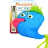 Meowijuana Mohawk Monster Blue Crinkle Catnip Cat Toy