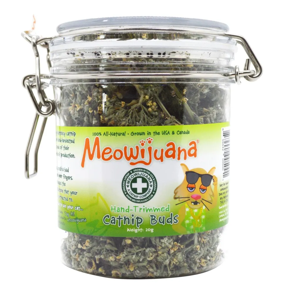 Meowijuana Purrple Passion Premium High-Potency Catnip Buds - Small - 20g