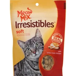 Meow-Mix Irresistibles Soft Cat Treats White Meat Chicken - 3 Oz - 5 Pack