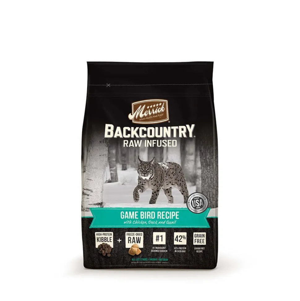 Merrick 'Backcountry' Grain-Free Game Bird Feline Dry Cat Food - 10 lb Bag