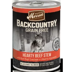 Merrick 'Backcountry' Grain-Free Campfire Beef Stew Canned Dog Food - 12.7 oz Cans - Case of 12
