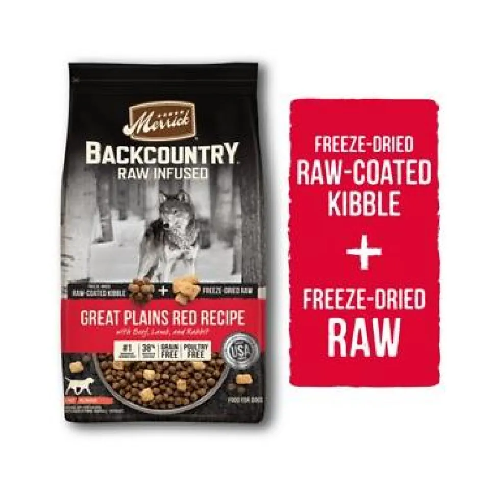 Merrick 'Backcountry' Great Plains Red Meat Dry Dog Food - 10 lb Bag