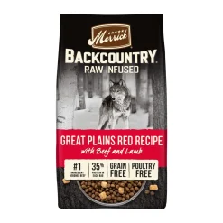 Merrick Backcountry Great Plains Grain-Free Raw-Infused Beef and Lamb Freeze-Fried Dog Food - 20 Lbs