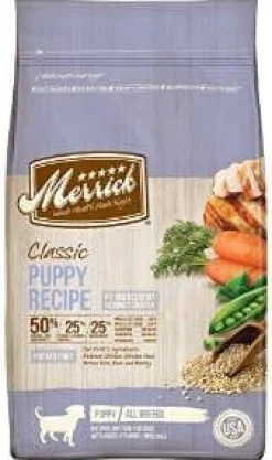 Merrick Classic Canine Puppy Dry Dog Food with Healthy Grains - 12 lb Bag