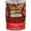 Merrick Classic Chunky Big Texas Steak Tips in Gravy Canned Dog Food - 12.7 Oz - Case of 12