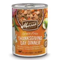 Merrick Classic Thanksgiving Day Dinner Canned Wet Dog Food - 12.7 oz Cans - Case of 12