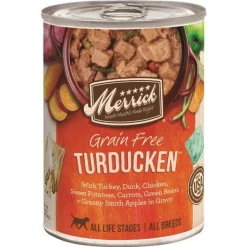 Merrick Classic Turducken Canned Wet Dog Food - 12.7 oz Cans - Case of 12