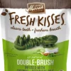 Merrick Fresh Kisses Coconut Oil and Botanicals X-Small Brush Dog Dental Chews - 33 Count
