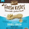 Merrick Fresh Kisses Mint Breath Strips Extra Small Brush Dog Dental Chews - Value Box 78 Count - 24 Oz