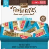 Merrick Fresh Kisses Mint Breath Strips Medium Brush Dog Dental Chews - 18 Count