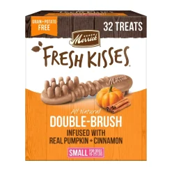 Merrick Fresh Kisses Pumpkin and Cinnamon Dental Dog Treats