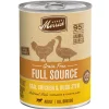 Merrick Full Source Grain Free Chicken and Duck Recipe Wet Canned Dog Food - 12/12.7 oz Cans - Case of 12