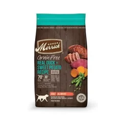 Merrick Grain-Free Duck & Sweet Potato Dry Dog Food - 4 lb Bag
