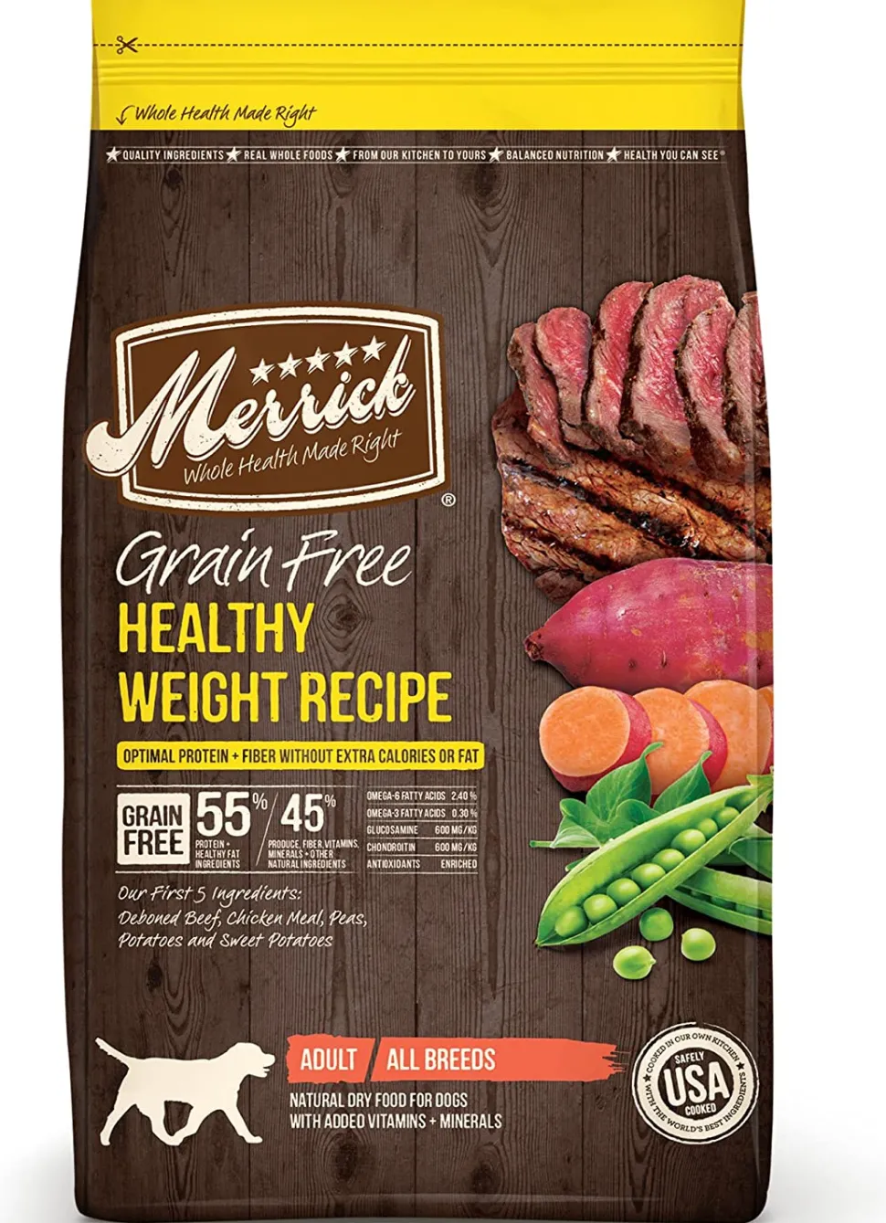 Merrick Grain-Free Healthy Weight Dry Dog Food - 4 lb Bag