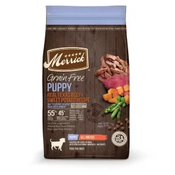 Merrick Grain-Free Puppy Beef & Sweet Potato Dry Dog Food - 22 lb Bag