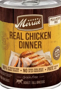 Merrick Grain-Free Real Chicken Canned Dog Food - 12.7 Oz - Case of 12