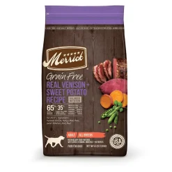 Merrick Grain-Free Venison & Chickpeas Dry Dog Food - 4 lb Bag