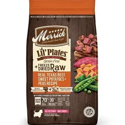 Merrick Lil' Plates Beef & Sweet Potato w/Raw Bites Freeze-Dried Dog Food - 4 lb Bag