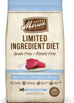 Merrick Limited Ingredient Diet Limited Ingredient Diet Real Tuna + Chickpea Dry Cat Food - 7 lb Bag