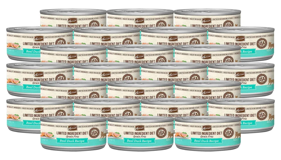 Merrick Limited Ingredient Diet Grain-Free Real Duck Canned Cat Food - 5 Oz - Case of 24