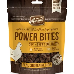 Merrick Power Bites Chicken Soft and Chewy Dog Treats - 6 Oz