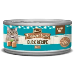 Merrick Purrfect Bistro Duck Pate Canned Cat Food - 5.5 Oz - Case of 24