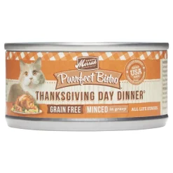 Merrick Purrfect Bistro Grain-Free Thanksgiving Day Dinner Wet Canned Dog Food - 3 oz Cans - Case of 24