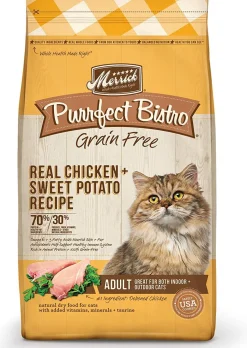 Merrick Purrfect Bistro Grain-Free Healthy Adult Chicken Recipe Dry Cat Food - 12 lb Bag