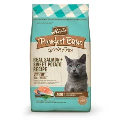 Merrick Purrfect Bistro Grain-Free Healthy Adult Salmon Recipe Dry Cat Food - 7 lb Bag