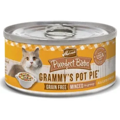 Merrick Purrfect Bistro Grain Free Purrfect Bistro Grammy's Pot Pie Canned Cat Food - 5.5 oz Cans - Case of 24