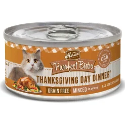 Merrick Purrfect Bistro Grain Free Purrfect Bistro Thanksgiving Day Dinner Canned Cat Food - 5.5 oz Cans - Case of 24