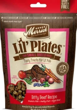 Merrick Treats Bitty Beef Recipe Natural Dog Chews - 5 oz Bag