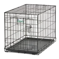 Midwest Contour Metal Folding Single Door Dog Crate - 30" X 19" X 21" Inches
