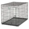 Midwest Contour Metal Folding Single Door Dog Crate - 48" X 30" X 33" Inches