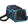 Midwest Duffy Expandable Travel Pet Carrier - Blue - Small - 16.3" X 10.1" X 9.3" Inches