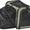 Midwest Duffy Expandable Travel Pet Carrier - Green - Large - 19.1" X 12.1" X 12.2" Inches