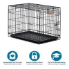 Midwest I-Crate Single Door Metal Folding Dog Crate with Divider Panel - 30" X 19" X 21" Inches