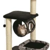 Midwest Nuvo Escapade Bed and Scratching Cat Furniture Tower - Black