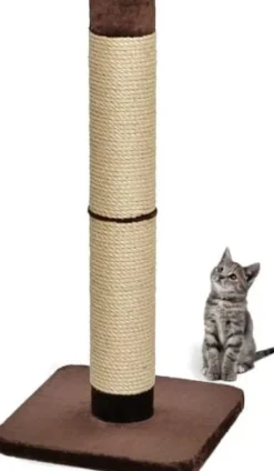 Midwest Nuvo Grand Fort Cat Scratching Furniture Post - Brown/Beige