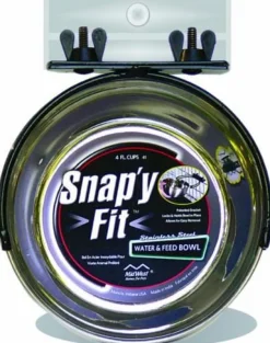 Midwest Snappy Fit Stainless Steel Dog Bowl - 1QT